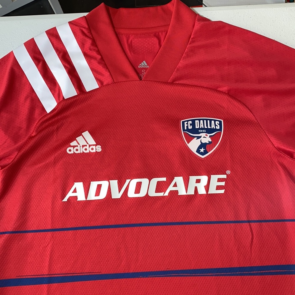 FC Dallas 20/21 Authentic Adidas MLS Legacy Red Jersey | Size Small - Picture 2 of 14